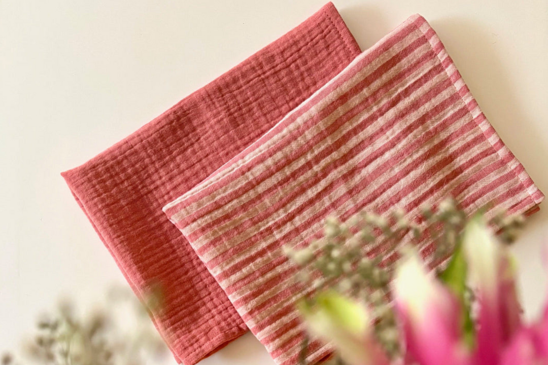 Le coton coloré et made in France pour la table et la cuisine !