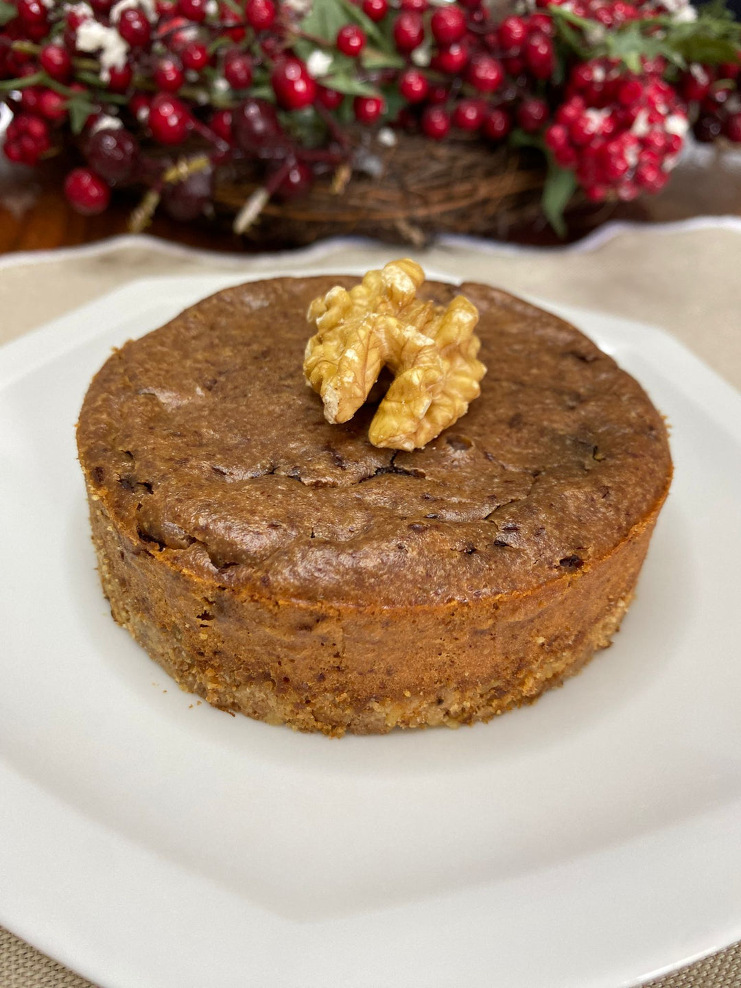 Cheesecake chocolat noix