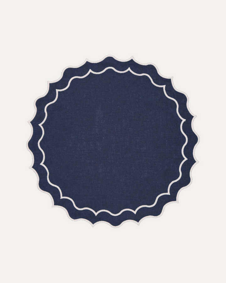 Set de table Navy, bleu marine et blanc Sets de table Mariaida Home