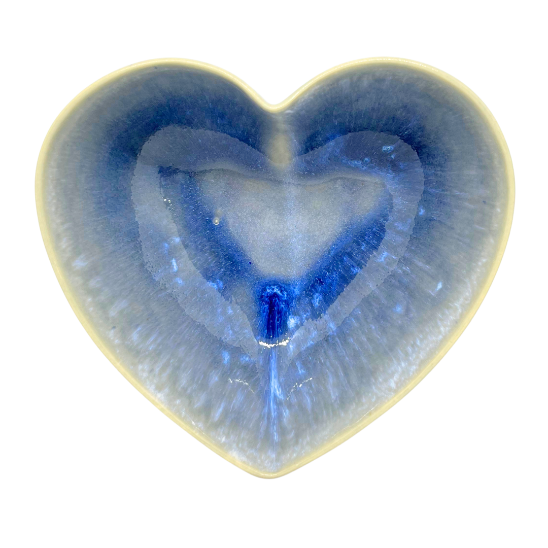 Bol coeur Bleu brise