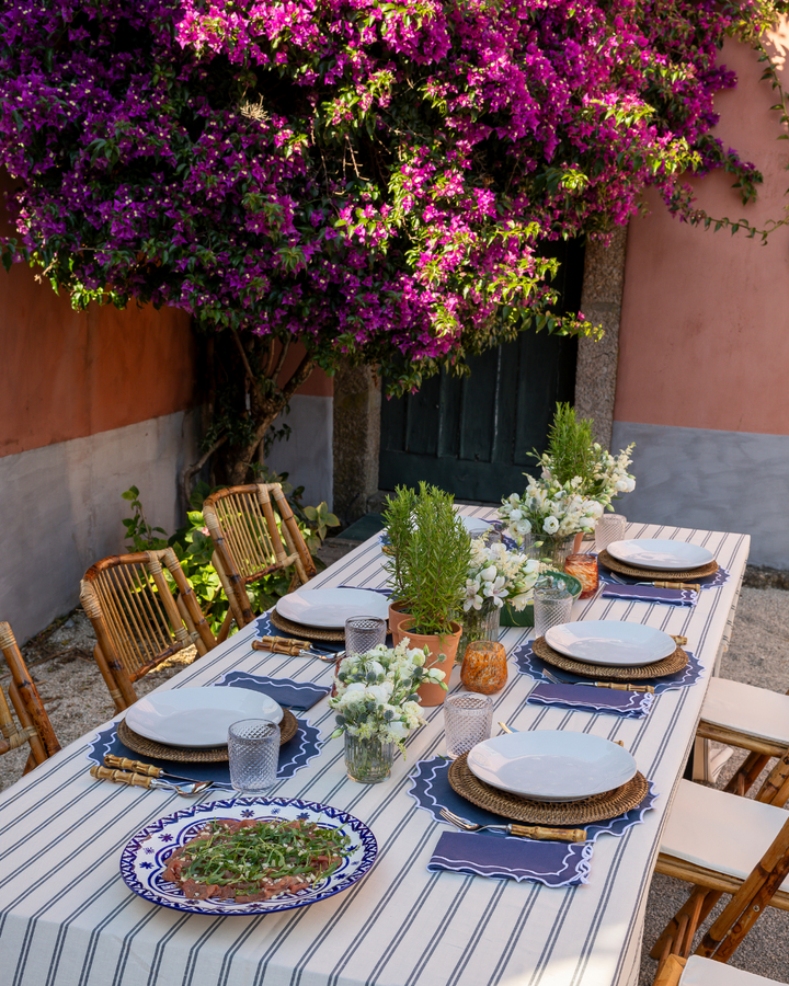Set de table Navy, bleu marine et blanc Sets de table Mariaida Home