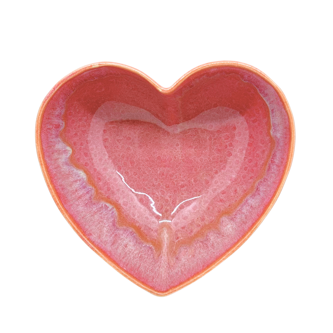 Bol coeur rose