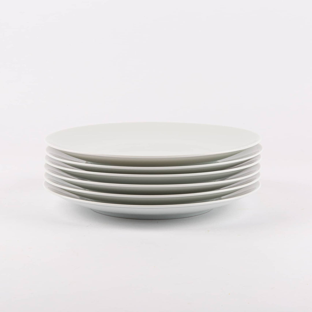 La grande assiette en porcelaine ronde - Blanche de Limoges Assiettes à diner Ogre la Fabrique