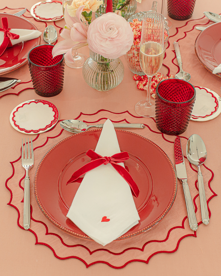 Set de table Navy, rose et rouge Sets de table Mariaida Home