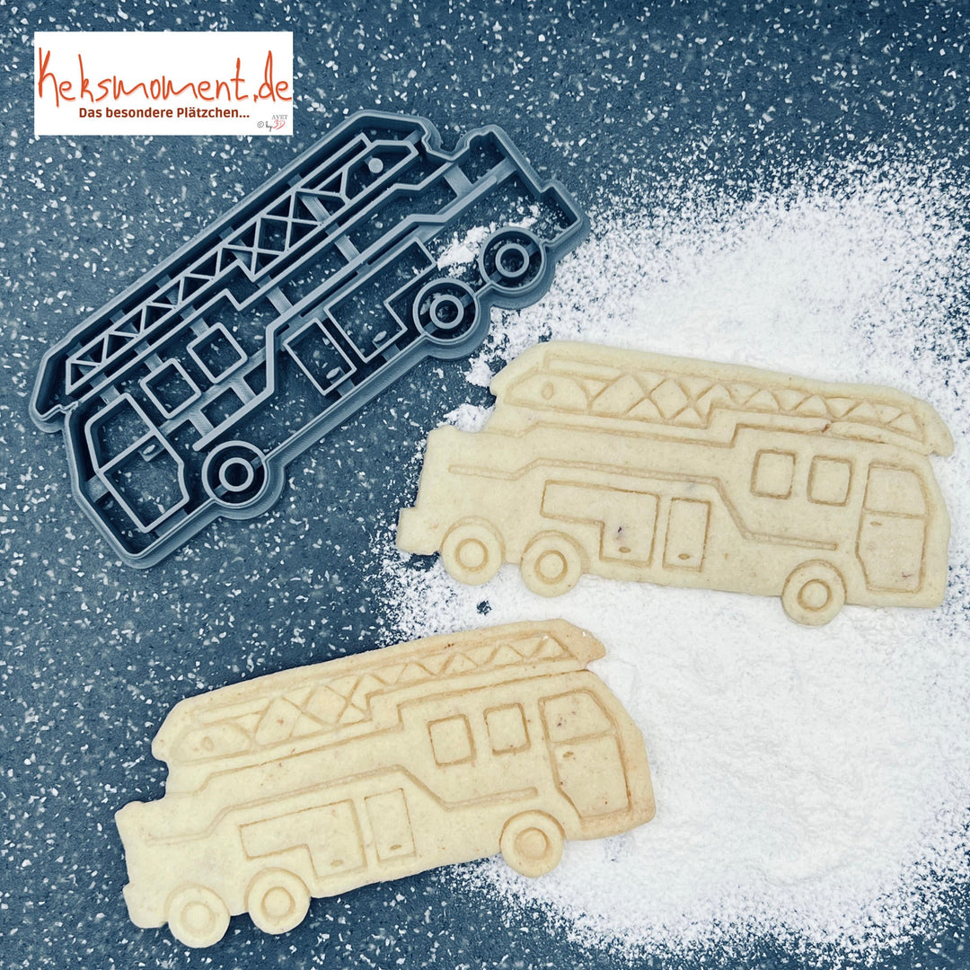 Emporte-pièce Camion de pompier Emporte-pièces Keksmoment