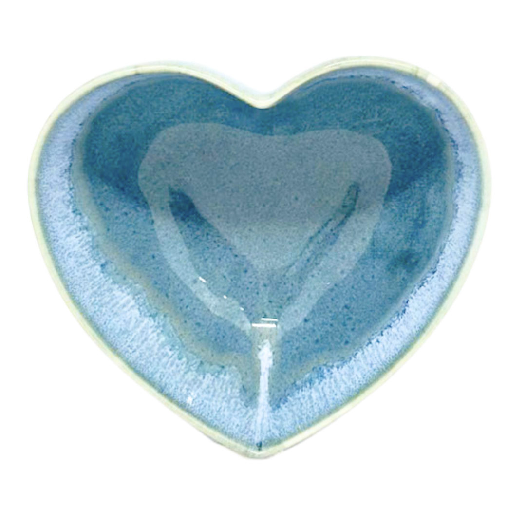 Bol coeur bleu