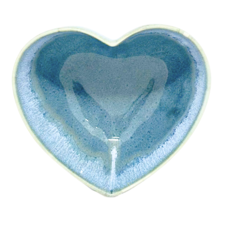 Bol coeur bleu
