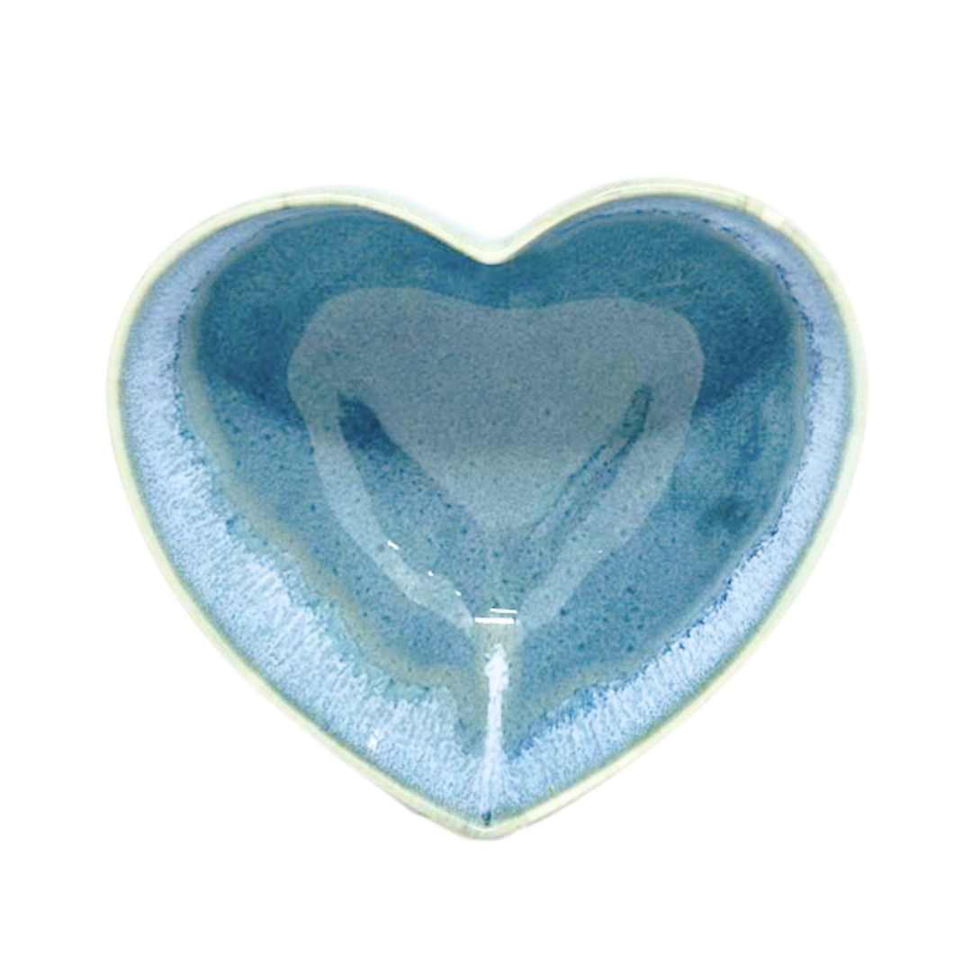 Bol coeur bleu