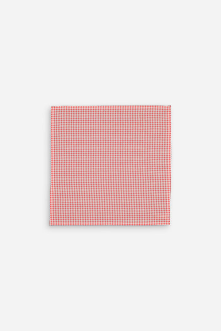 Set of 12 mixed color gingham napkins 