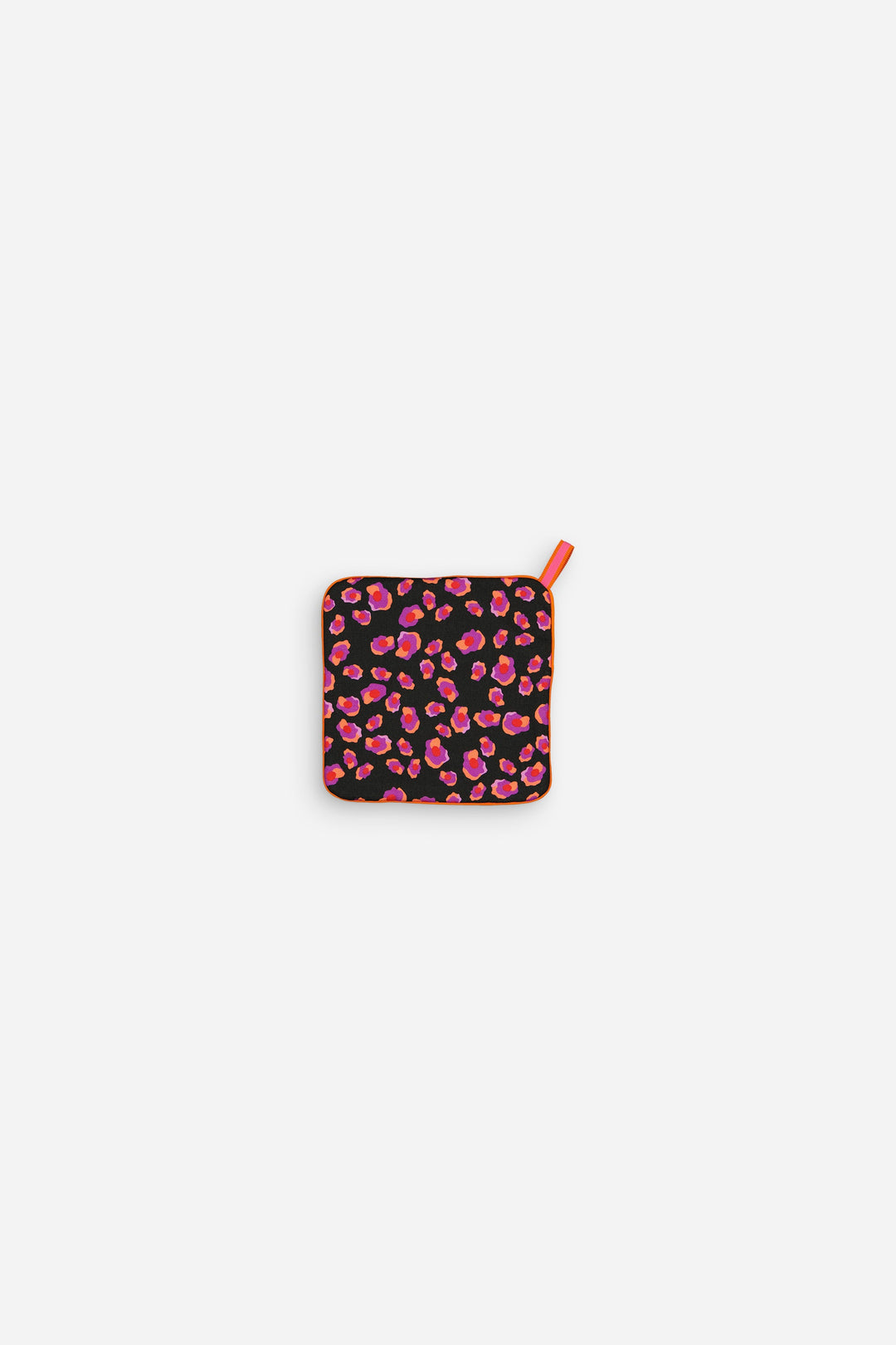 Manique de cuisine motif léopard noir