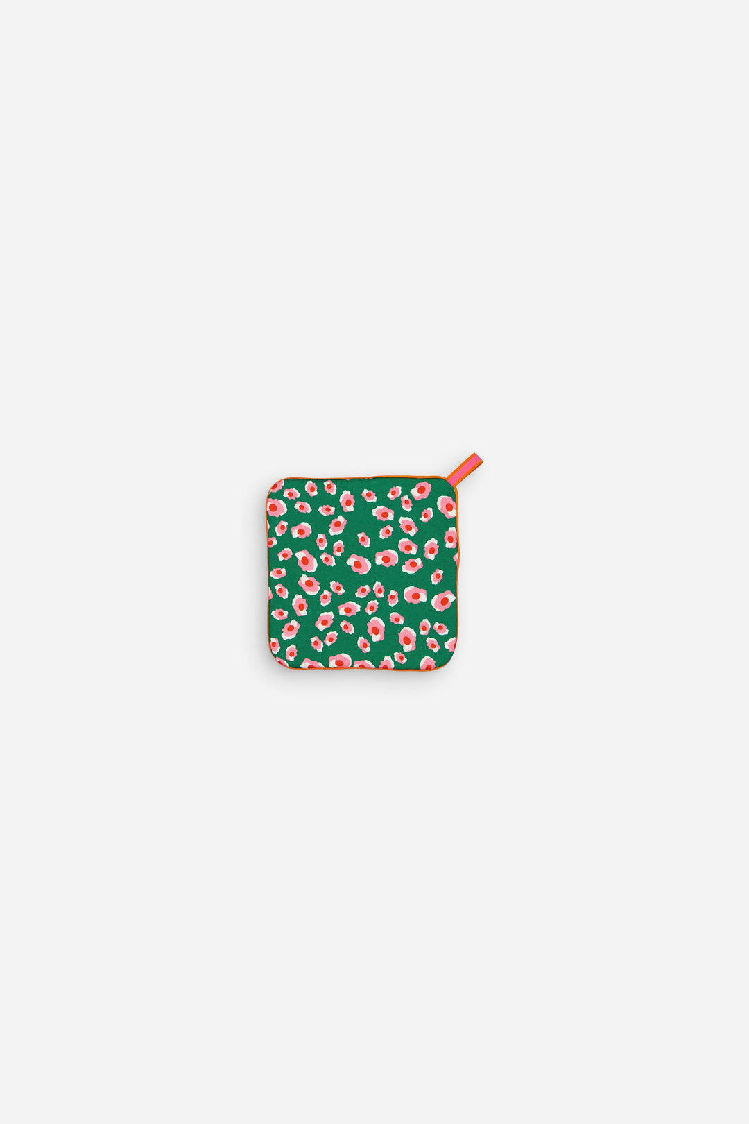 Green leopard print kitchen mitt