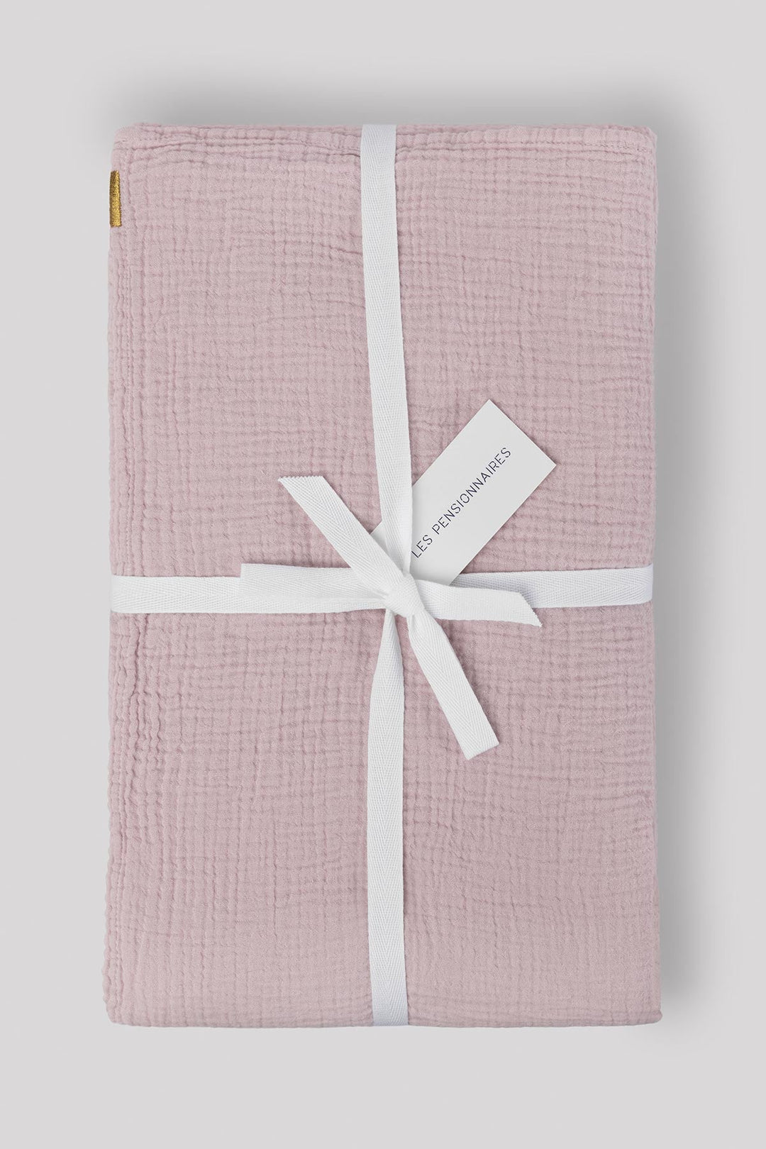 Nappe en double gaze de coton rose délicat Nappes Les Pensionnaires