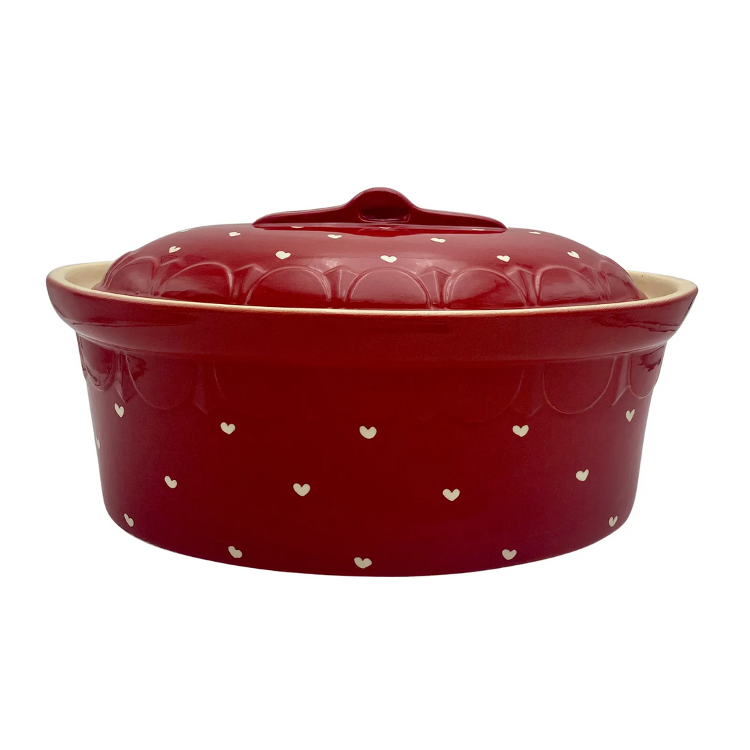 Terrine ovale cerise hertzele
