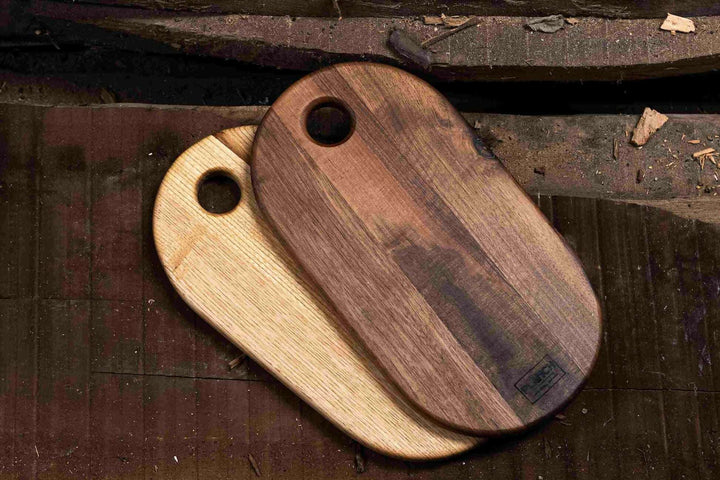 Planche à découper ROZ en bois massif artisanal made in France