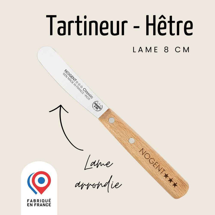 Tartineur - Lame lisse 8cm | Nogent Iconic