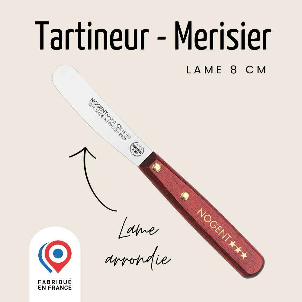 Tartineur - Lame lisse 8cm | Nogent Iconic