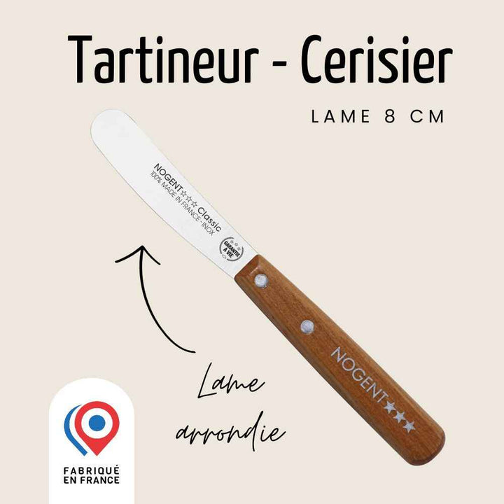 Tartineur - Lame lisse 8cm | Nogent Iconic