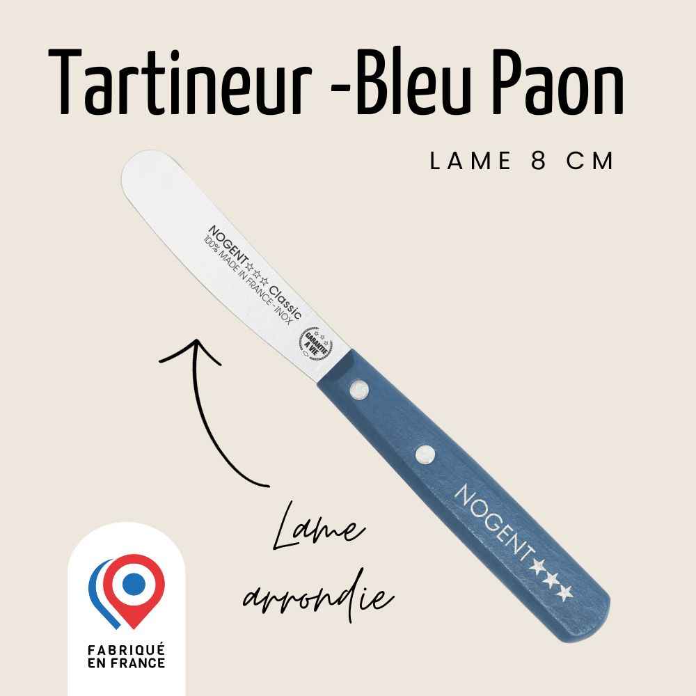 Tartineur - Lame lisse 8cm | Nogent Iconic