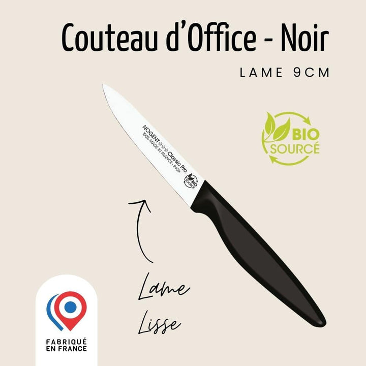 Couteau d'Office – Lame Lisse 9cm | Les Responsables