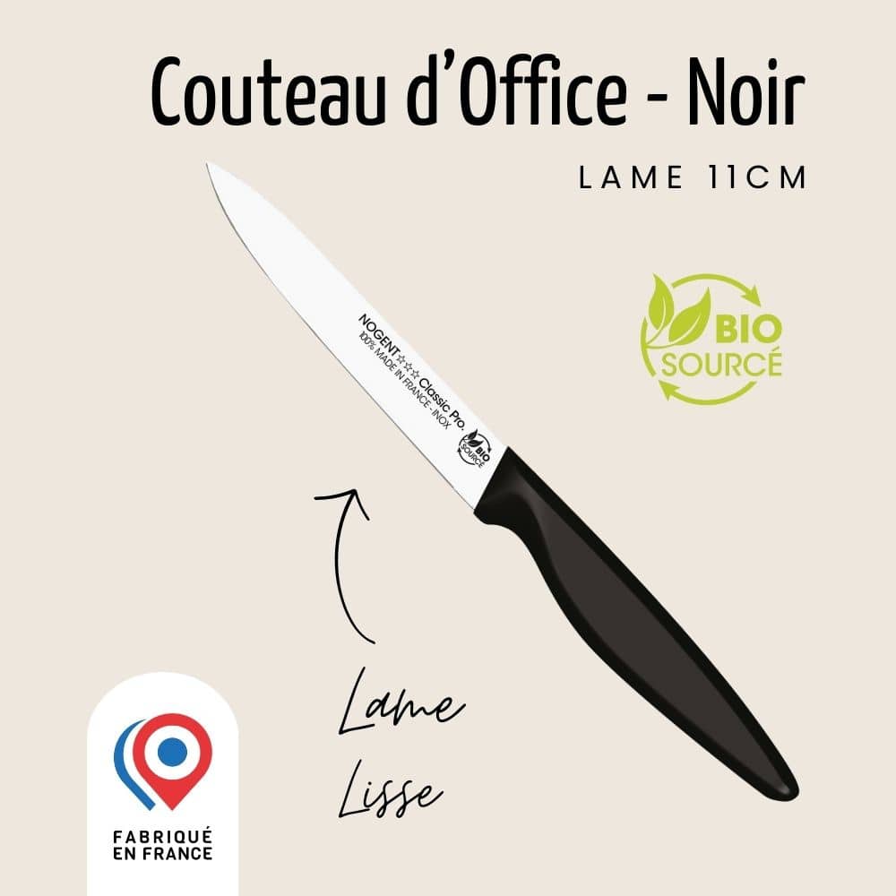 Couteau d'Office – Lame Lisse 11cm | Les Responsables