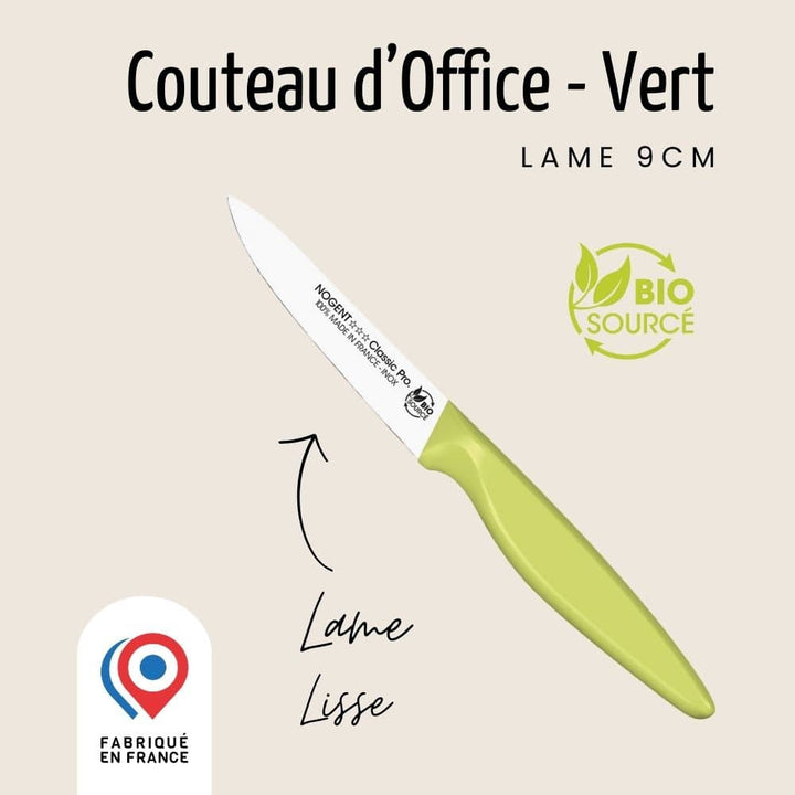 Couteau d'Office – Lame Lisse 9cm | Les Responsables