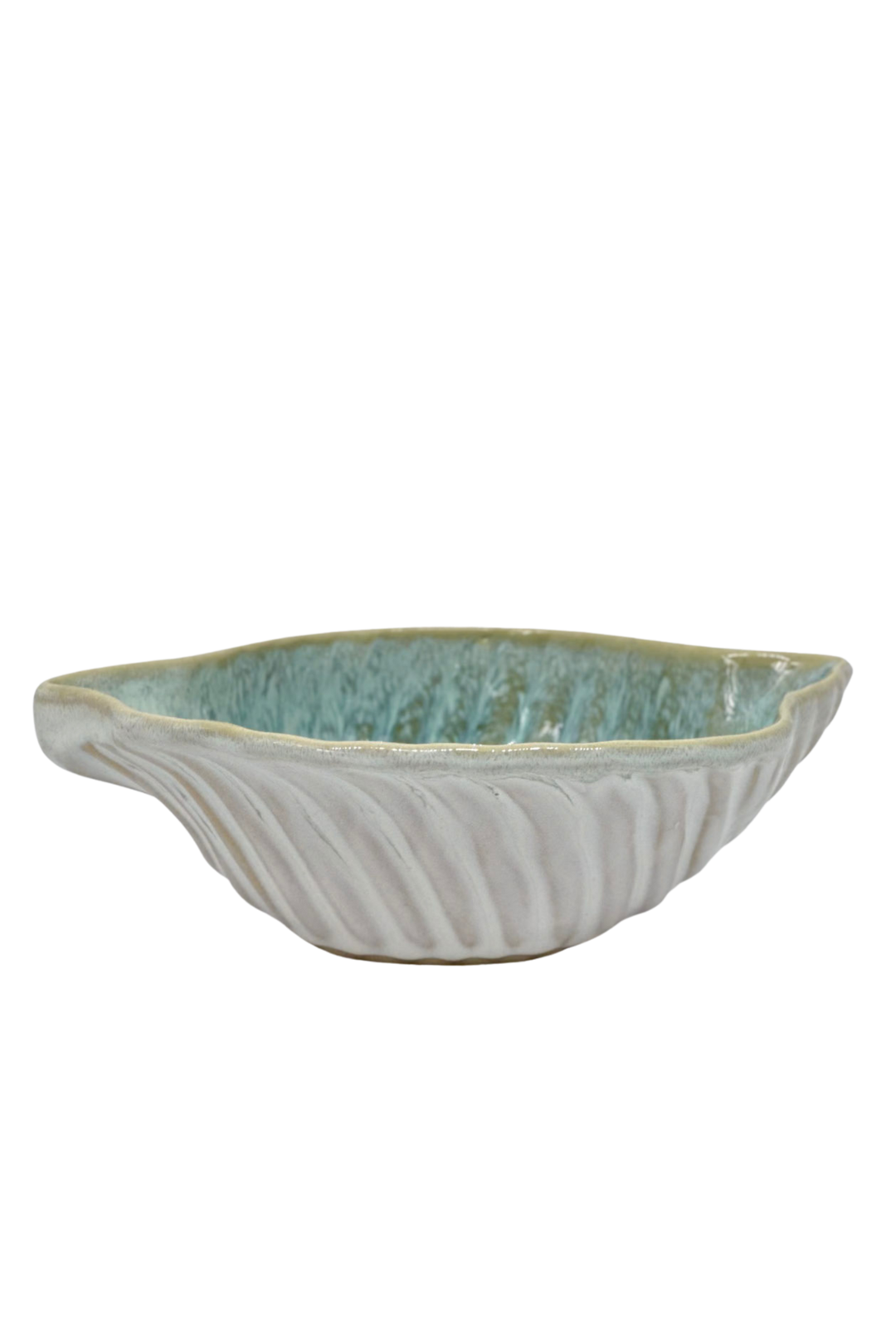 Bol coquillage en céramique portugaise artisanale Céladon Plage