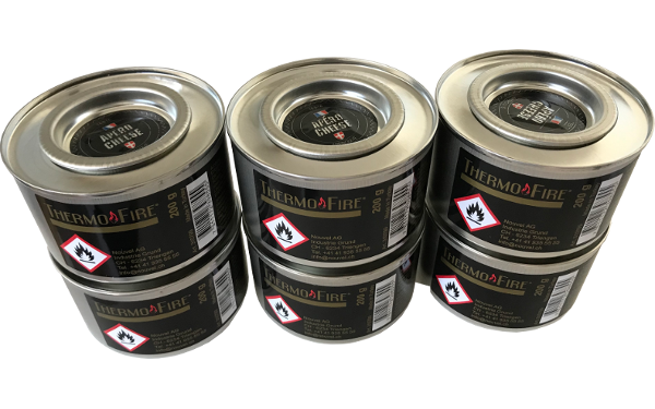 Pot Gel combustible bio ethanol (pack de 6)