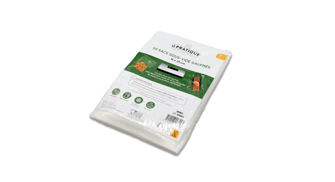50 sacs sous vide 16x23 cm - Le Pratique Sacs sous vide Le Pratique