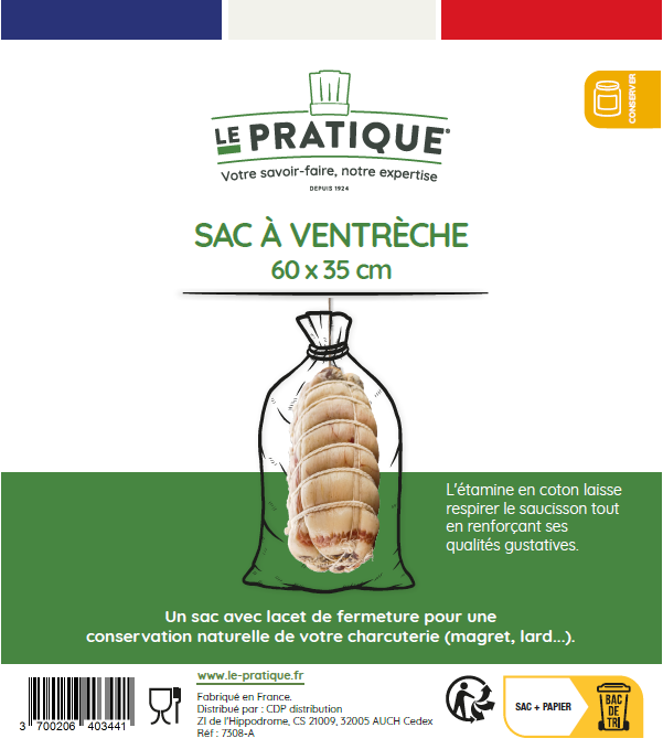 Sac à ventrèche - Le Pratique Sacs de conservation Le Pratique