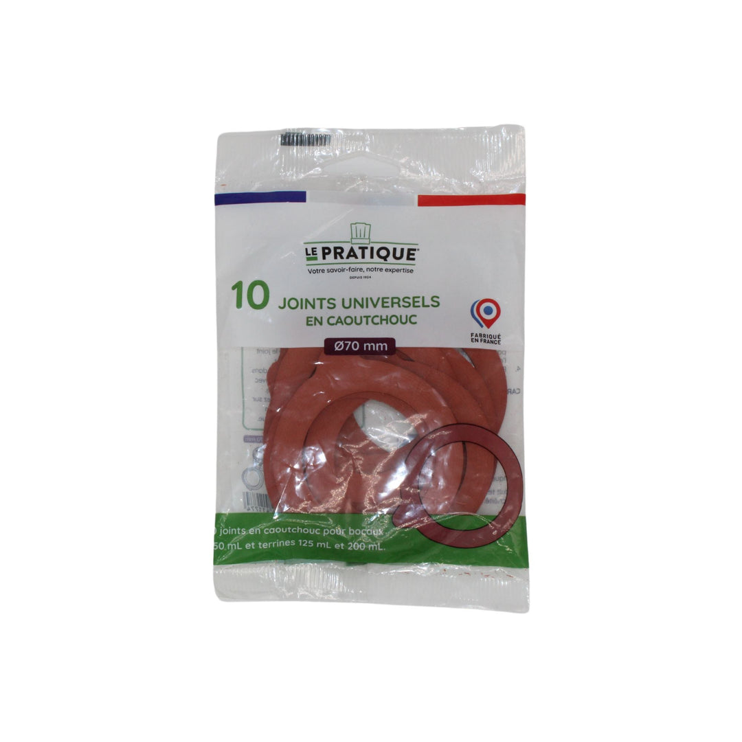 Sachet de 10 joints universels Ø 70 mm - Le Pratique Joints de conservation Le Pratique
