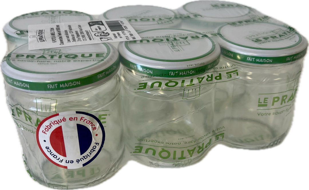 212 ml honey pots, pack of 6 - Le Pratique