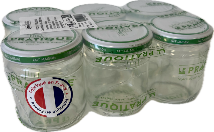 212 ml honey pots, pack of 6 - Le Pratique