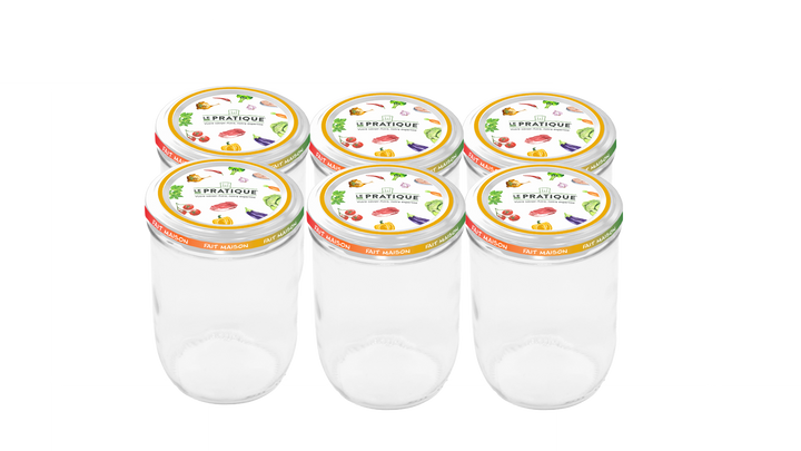 Bocaux Twist-off stérilisables 750 mL Ø 100 mm pack de 6 - Le Pratique