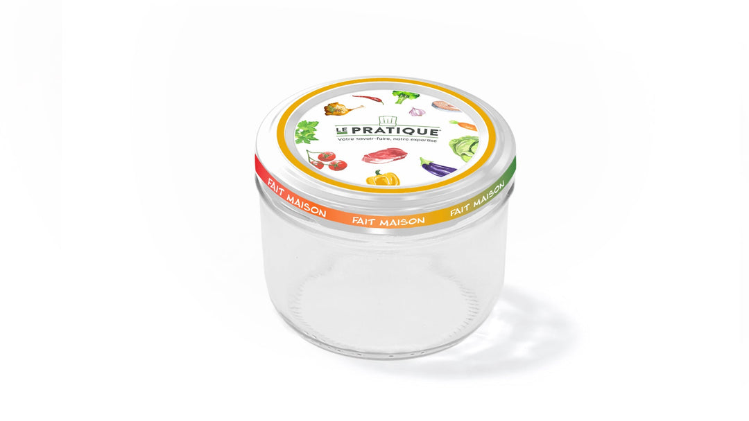 Sterilizable Twist-off Jars 350 mL Ø 100 mm Pack of 6 - Le Pratique