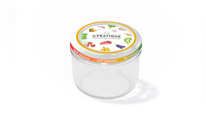 Sterilizable Twist-off Jars 350 mL Ø 100 mm Pack of 6 - Le Pratique