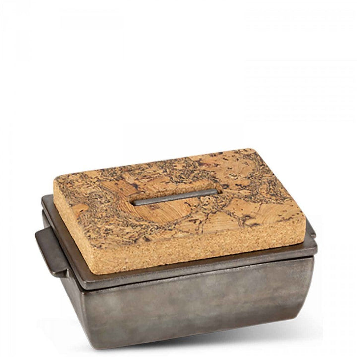 Rectangular baking dish - Small - Platinum matt