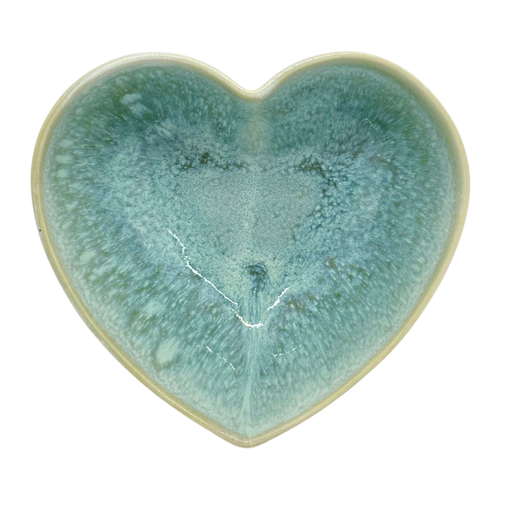 Bol coeur vert celadon