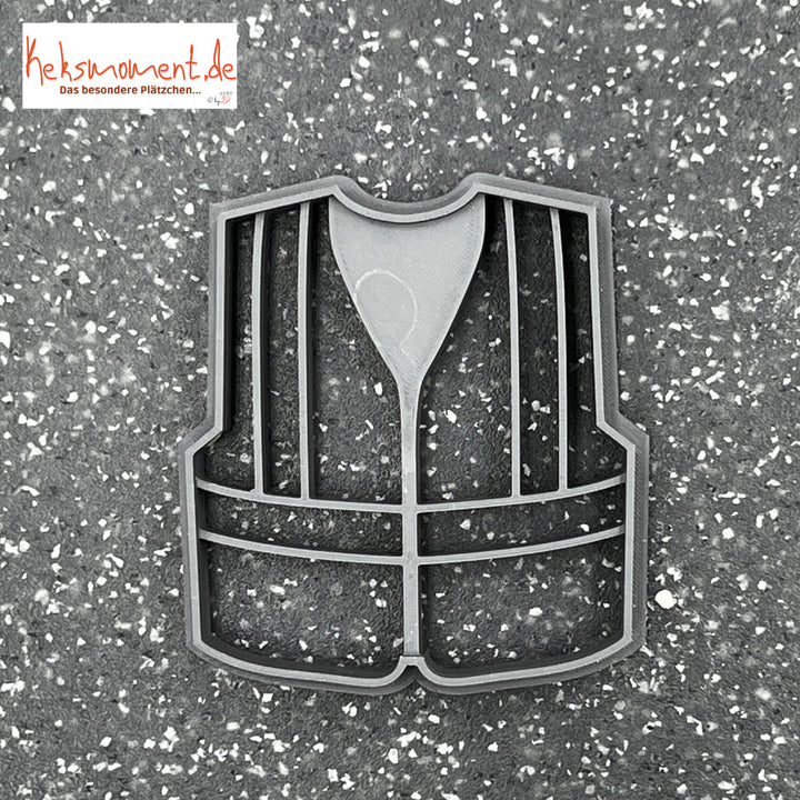 Construction Jacket Cookie Cutter