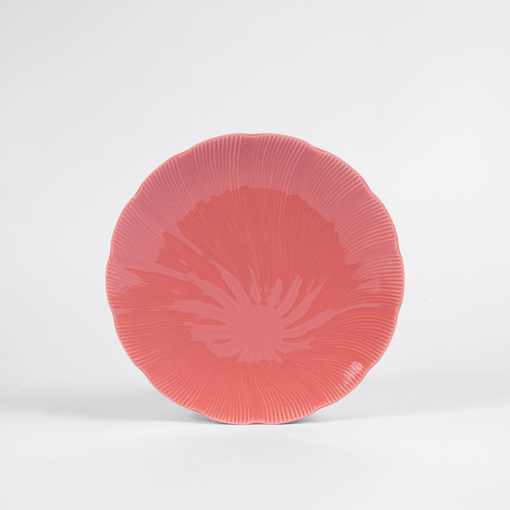 L'assiette plate en porcelaine Tahiti - Terracotta Assiettes à diner Ogre la Fabrique