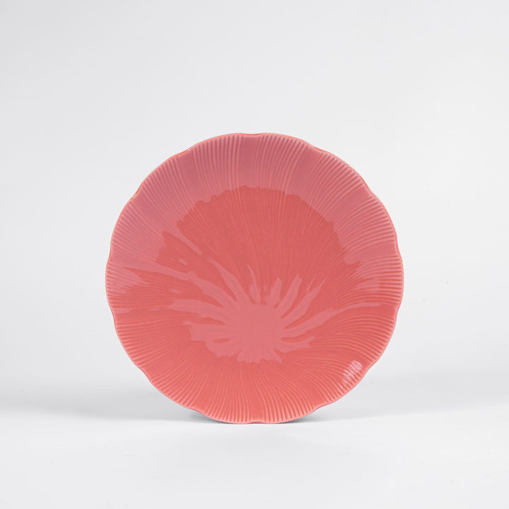 L'assiette plate en porcelaine Tahiti - Terracotta Assiettes à diner Ogre la Fabrique