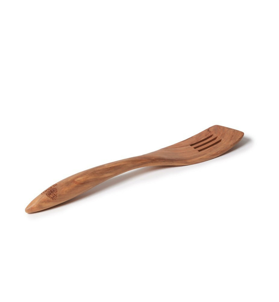 Spatule de cuisine striée TERRA en olivier Spatules Bérard France