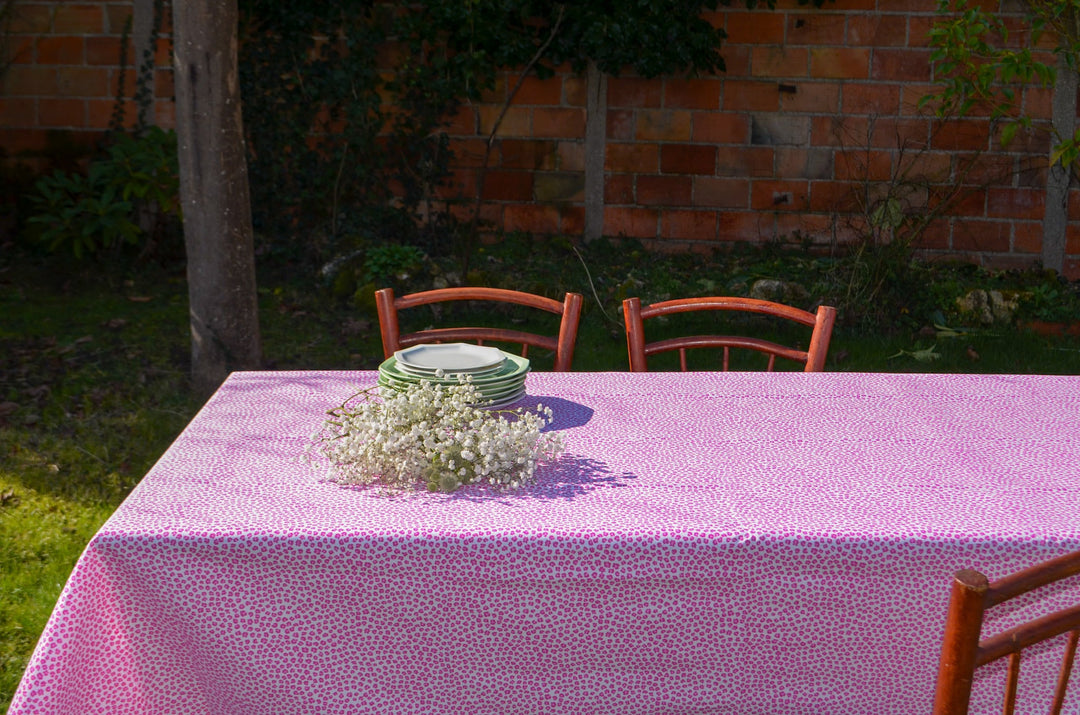 Nappe d'été Motif Graou rose