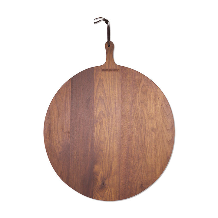 Planche XL ronde - Noyer huilé Planches BBQ Dutchdeluxes