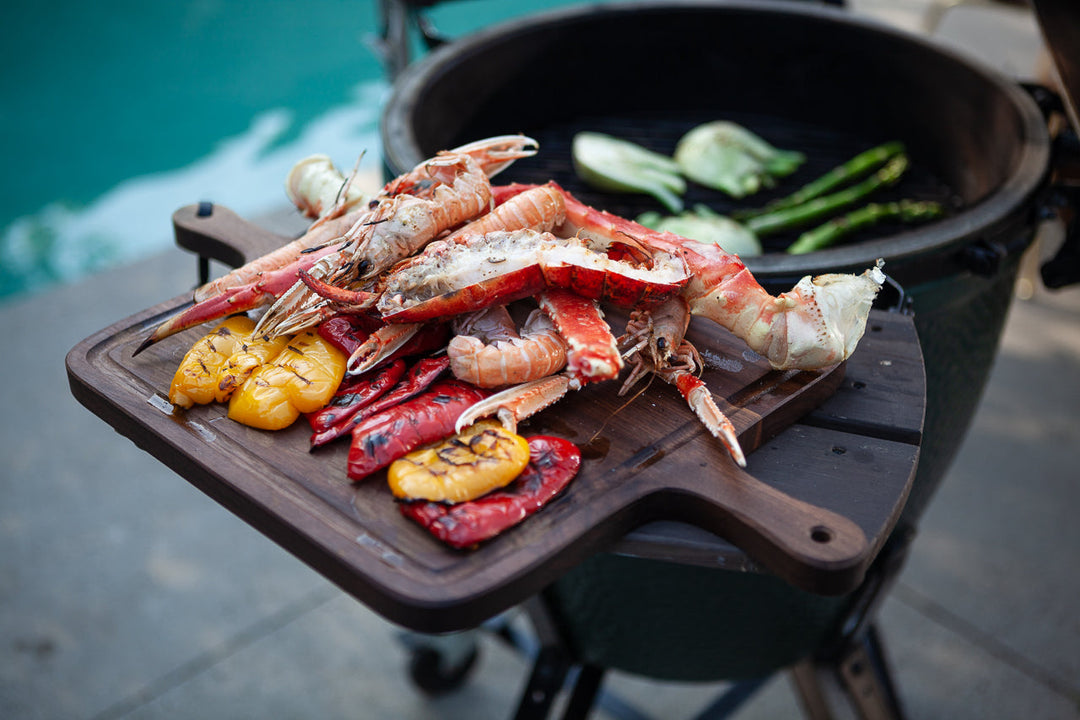Planche BBQ XL carrée - Chêne fumé huilé Billots et planches Dutchdeluxes