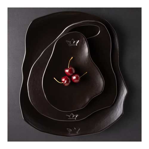 Petite assiette / repose-cuillère - par piece - Noir mat Repose-cuillères Dutchdeluxes