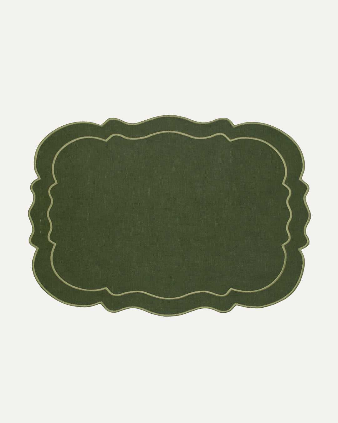 Set de table Clou, vert et feston vert Sets de table Mariaida Home