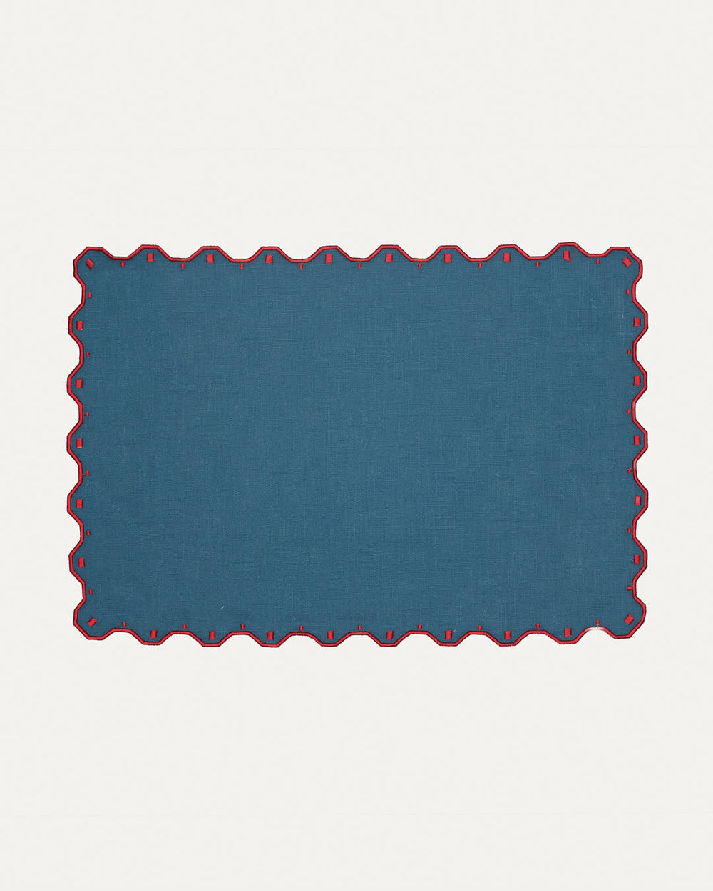 Set de table Porto, Bleu et Rouge Sets de table Mariaida Home