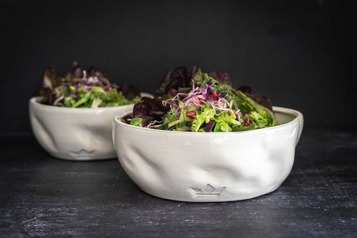 Bumpy Bowl - Large - set of 2 - White