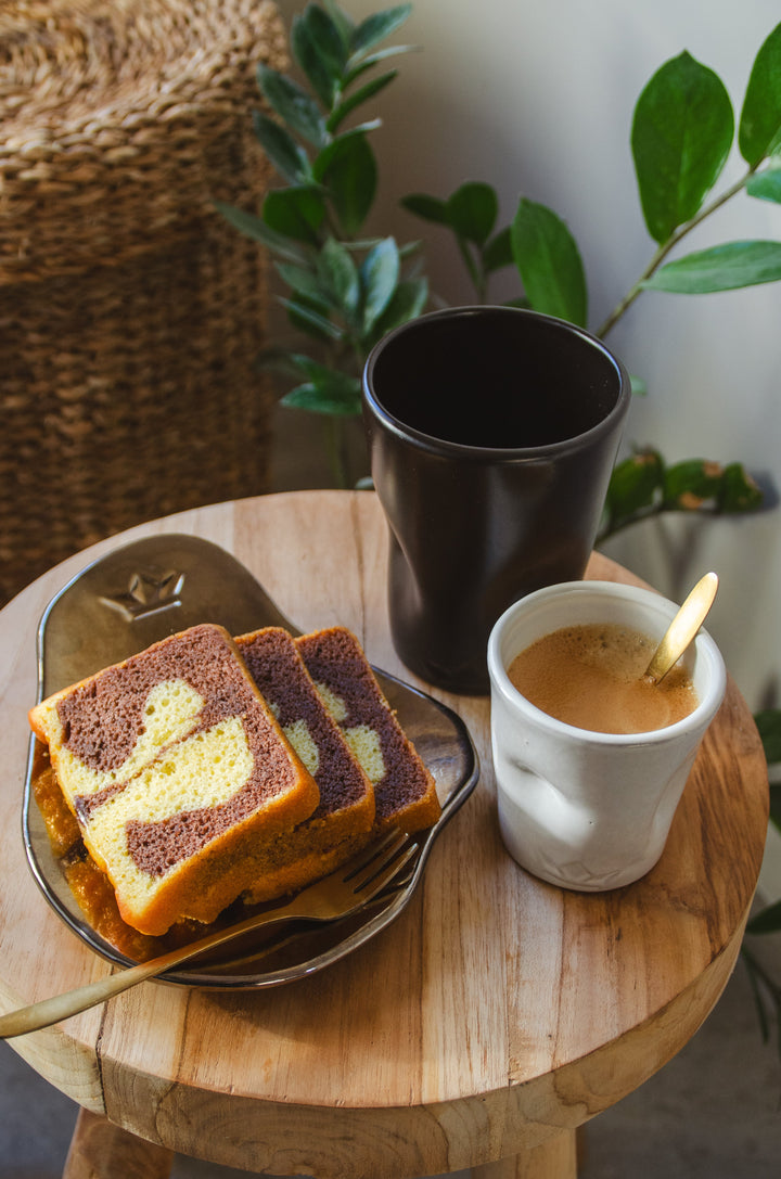 Tasse bosselée - la pièce - Blanc