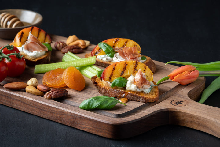 Planche BBQ XL Slim Fit - Noyer huilé Billots et planches Dutchdeluxes